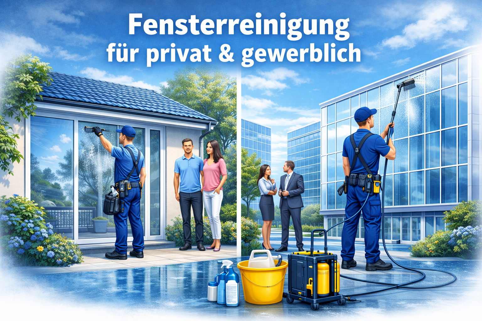 Fensterreinigung für privat und gewerblich